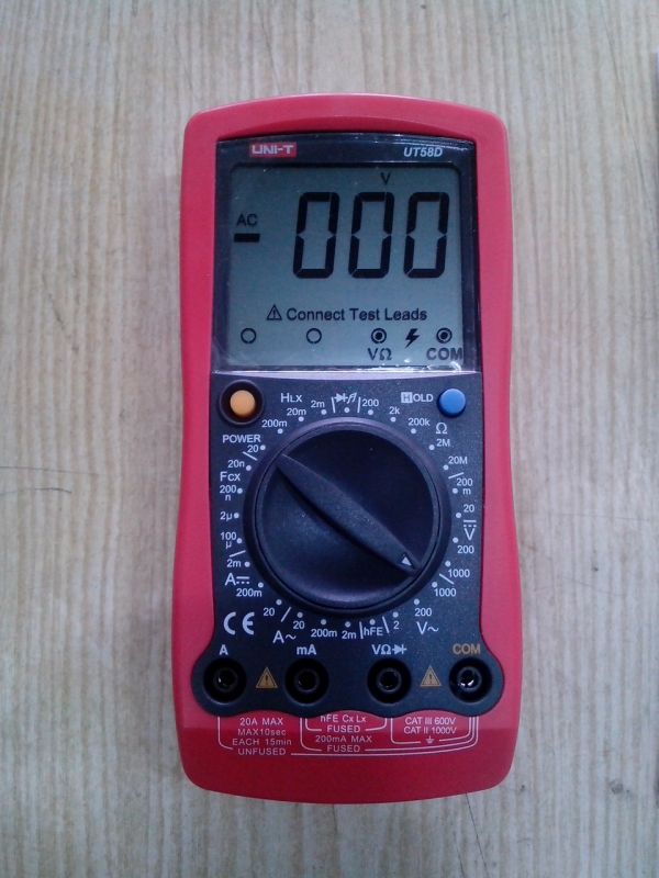 Цифровой мультиметр UNI-T UTM 158D (UT58D)