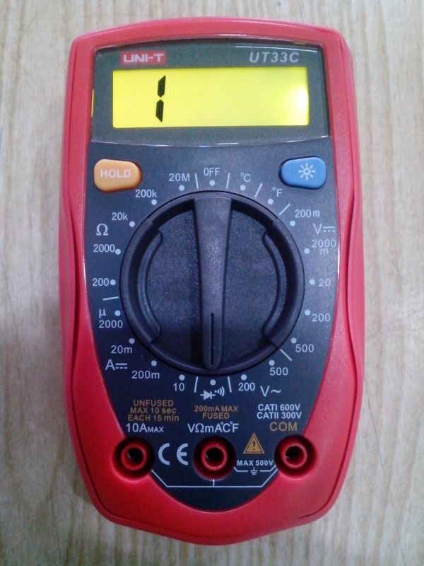 Карманный цифровой мультиметр UNI-T UTM 133C (UT33C)