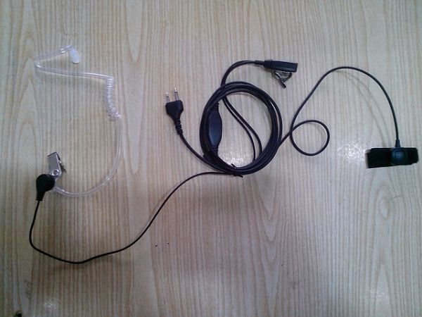 Гарнітура прихованого носіння ICOM, MIDLAND, ALINCO, тип А