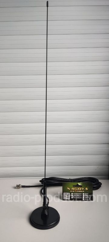 Антенна на магнитной основе Nagoya UT-72 BNC VHF/UHF двухдиапазонная Антенна на магнитной основе Nagoya UT-72 BNC VHF/UHF двухдиапазонная