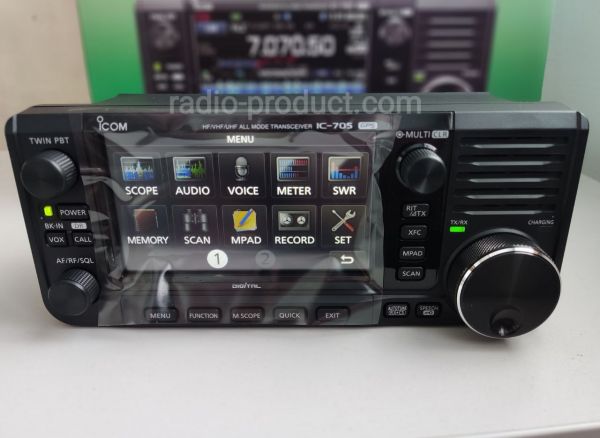 Icom IC-705 КВ+УКВ трансивер, радиостанция, аналог + D-Star