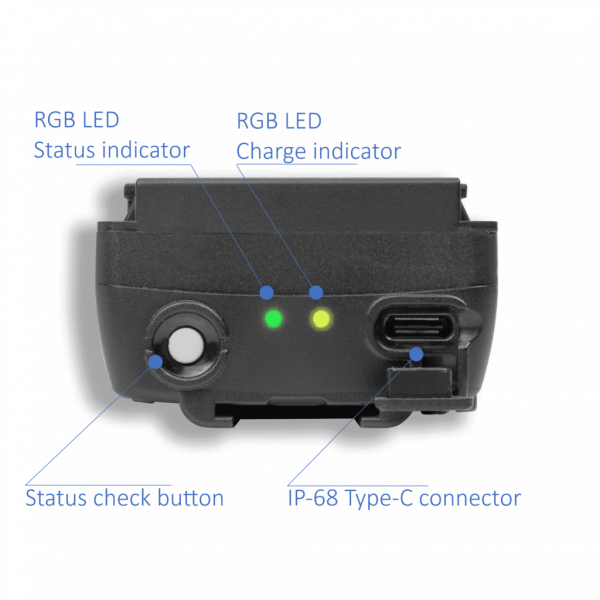 MRB-M4 High capacity battery for MOTOTRBO DP-series with USB-C charging