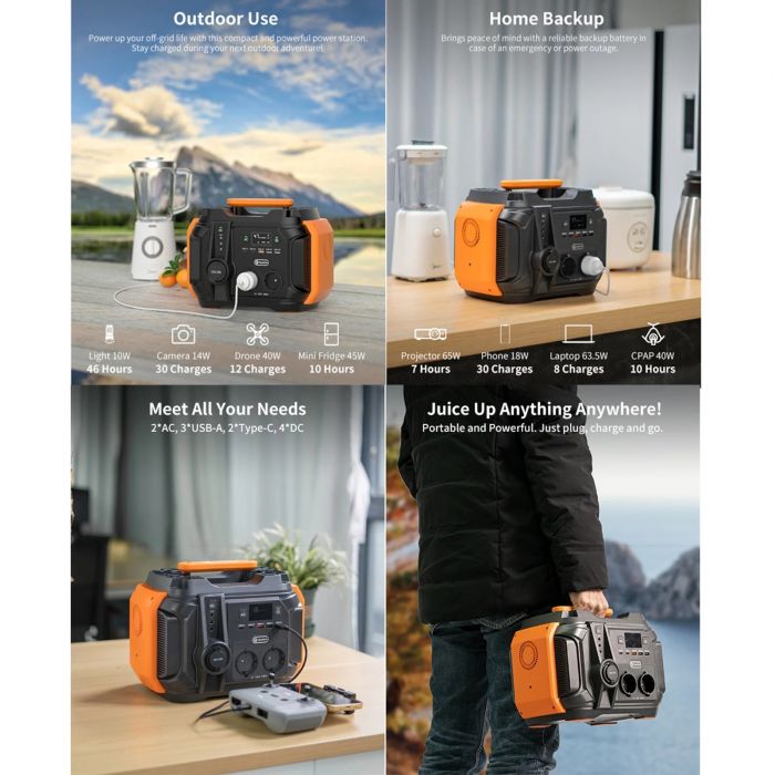 Портативна електростанція FlashFish UA550 550Wh