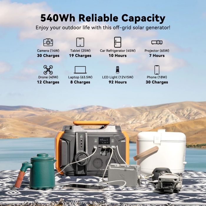 Портативна електростанція FlashFish UA550 550Wh