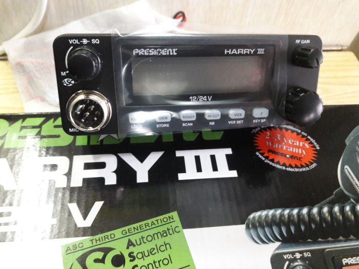 PRESIDENT HARRY III ASC 12/24 V, Си-Би радиостанция