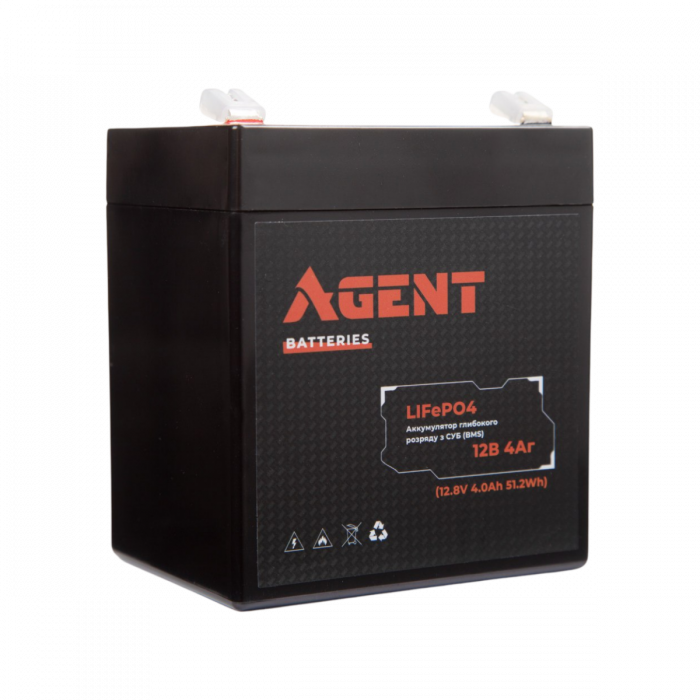 AGENT 12V 4.5Ah LiFePO4 Deep-cycle Battery