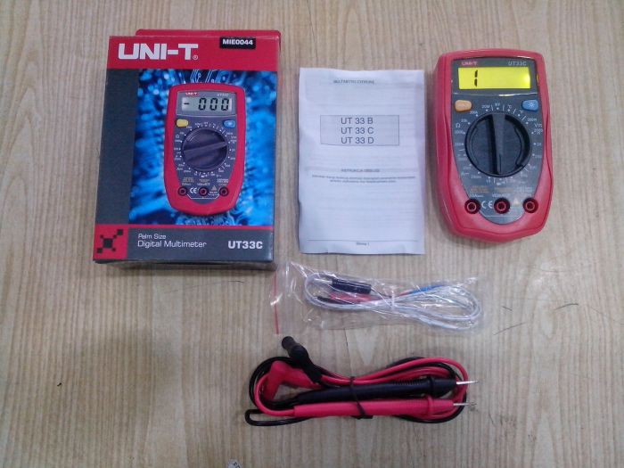 Карманный цифровой мультиметр UNI-T UTM 133C (UT33C)