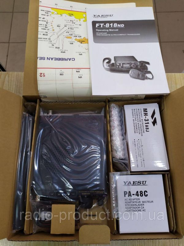 Yaesu FT-818ND, КВ + УКВ трансивер, радиостанция