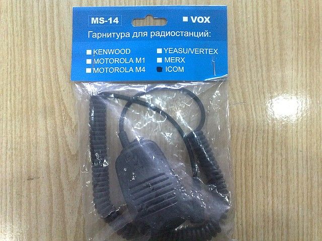 Тангента (спикер+микрофон) для раций ICOM, MIDLAND 42