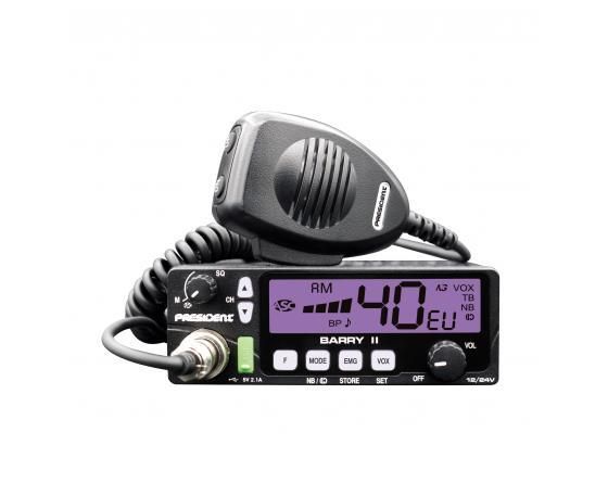 President BARRY II ASC AM/FM, 24/12 V, Си-Би радиостанция