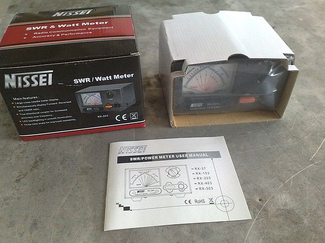 SWR/PWR-metr NISSEI RX-503, измеритель мощности и КСВ