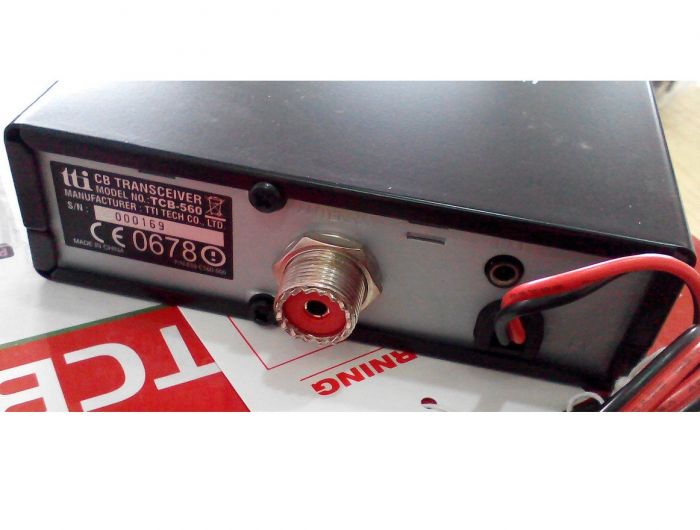 TTI TCB-560, 12/24V ASQ AM/FM Радиостанция CB