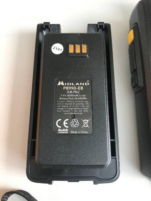 Midland CT990 EB 10W IP67 двухдиапазонная радиостанция
