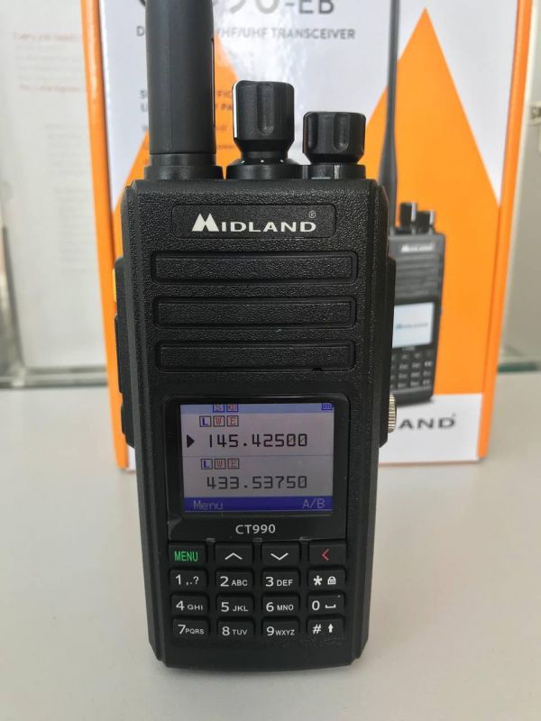 Midland CT990 EB 10W IP67 двухдиапазонная радиостанция