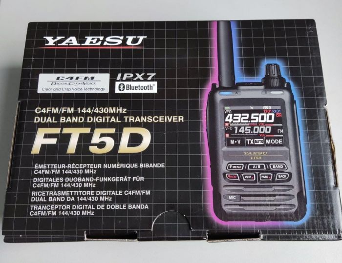 Yaesu FT-5DE C4FM APRS рация, радиостанция портативная