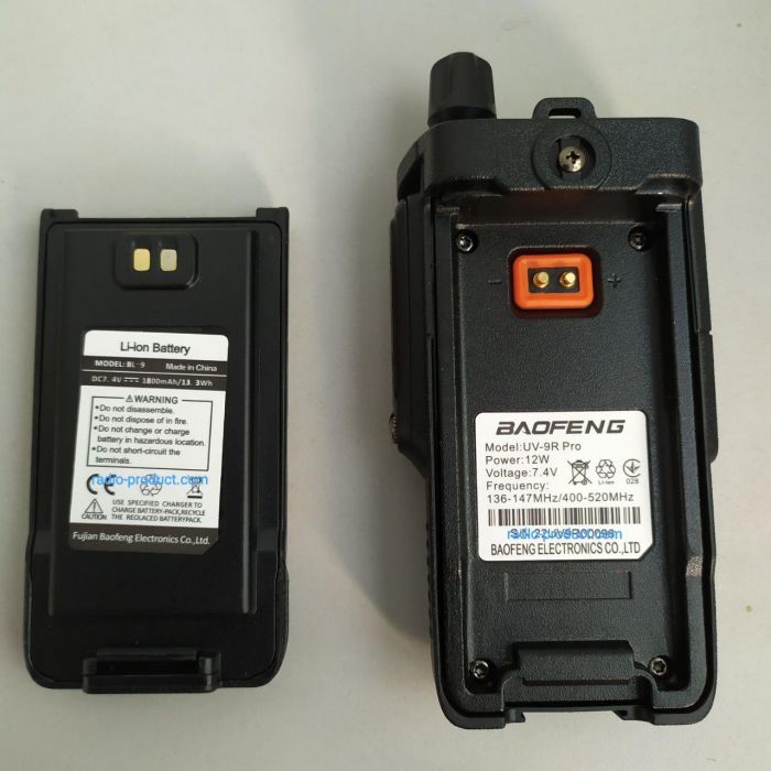 Baofeng UV-9R Pro 12 Вт UACRF, радиостанция двухдиапазонная