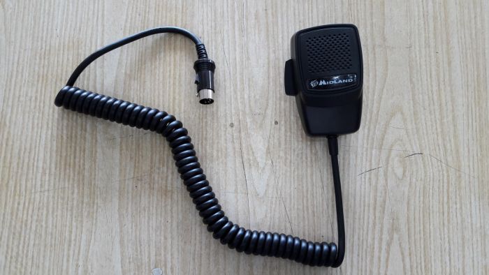 Тангента, микрофон для Midland Alan 100+/199A 5pin