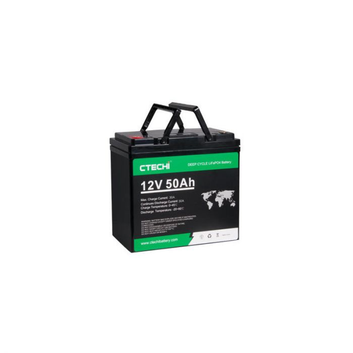 Rechargeable LiFePO4 Battery CTECHi 12V 50Ah