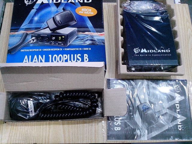 Midland Alan 100 Plus B, рация, радиостанция, оригинал