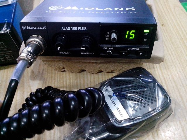 Midland Alan 100 Plus B, рация, радиостанция, оригинал