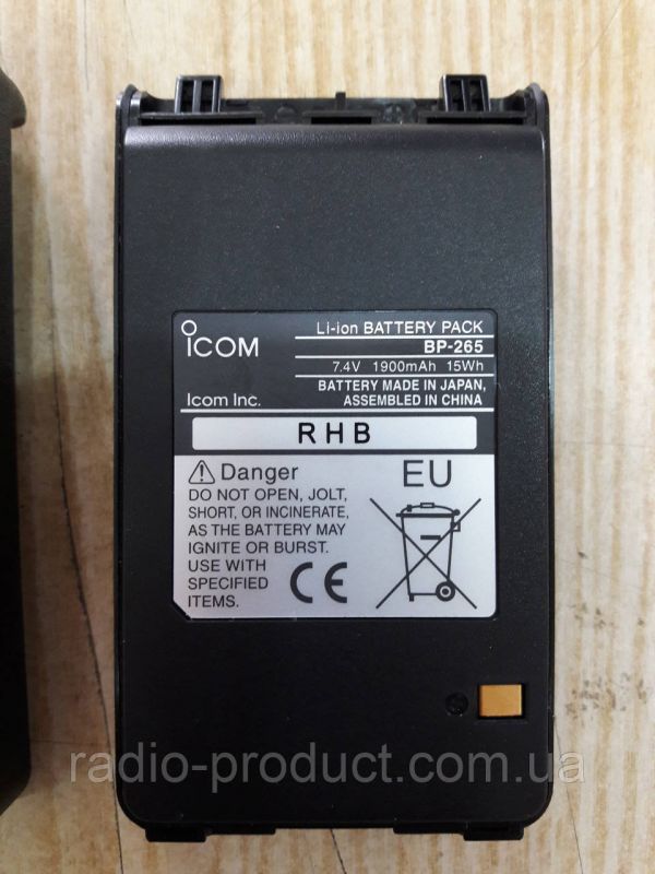 Icom BP-265, аккумулятор для радиостанций Icom IC-F3003/4003