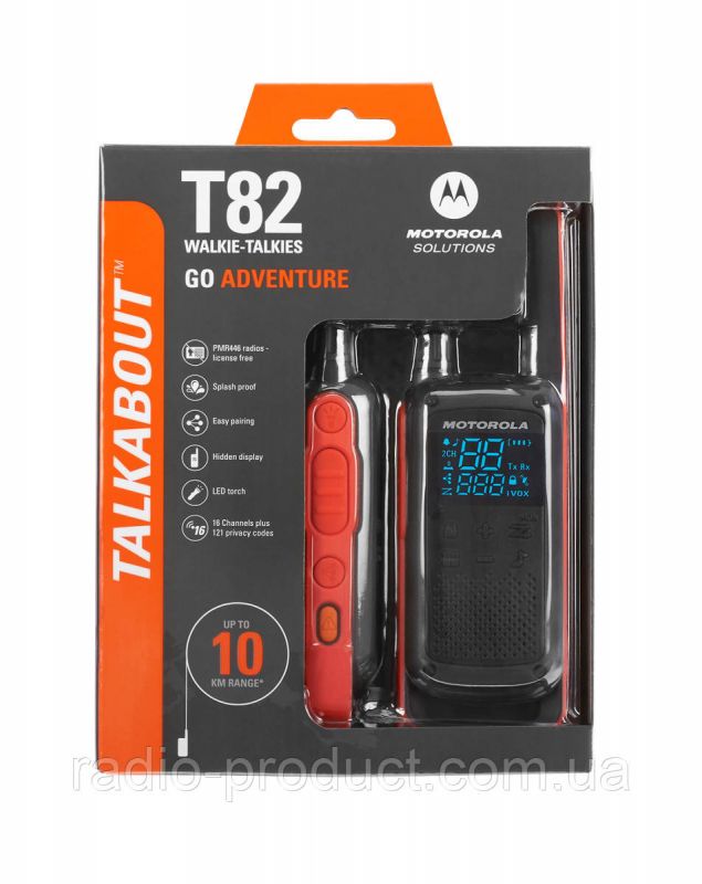 Радиостанции Motorola Talkabout T82 Twin Pack & Chgr WE