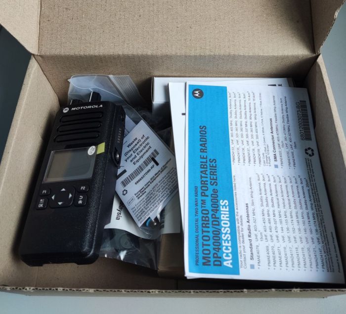 Motorola DP4601e VHF + AES радіостанція аналогово-цифрова