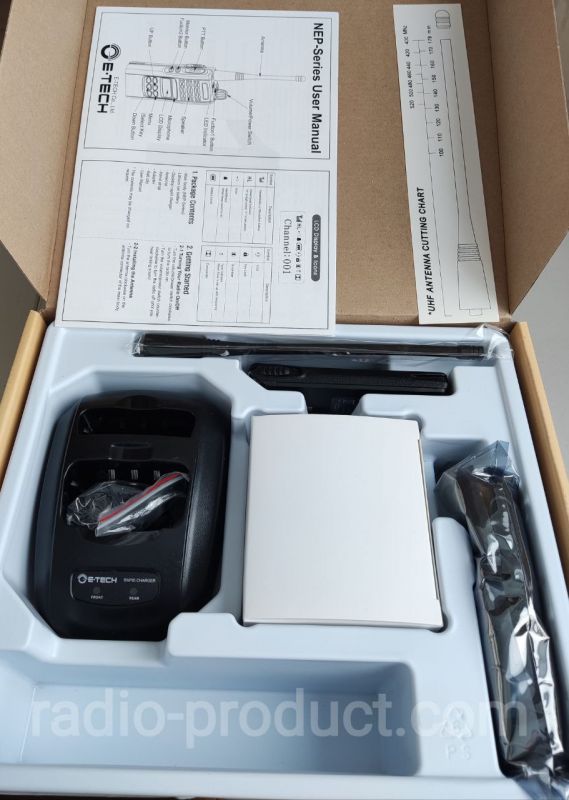 E-TECH NEP400 UHF радиостанція, рація портативна