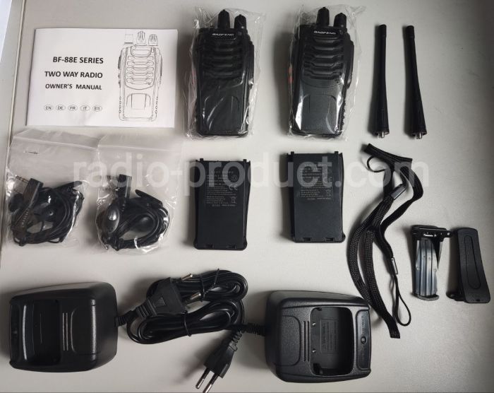 Baofeng BF-88E (BF-888s) пара радіостанцій UHF діапазону