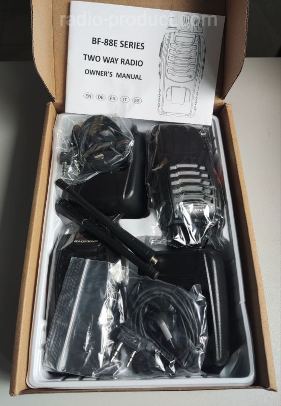 Baofeng BF-88E (BF-888s) пара радіостанцій UHF діапазону