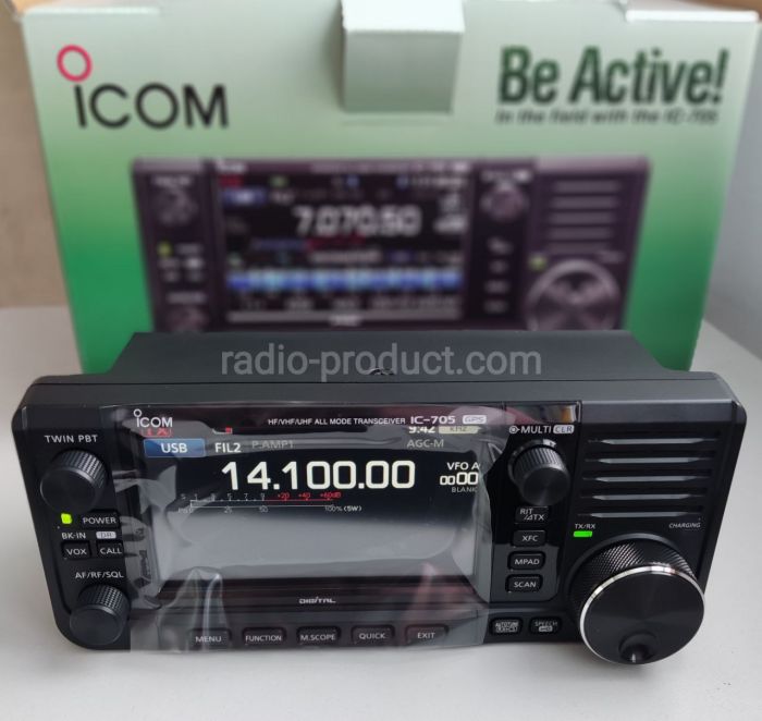 Icom IC-705 КВ+УКВ трансивер, радиостанция, аналог + D-Star