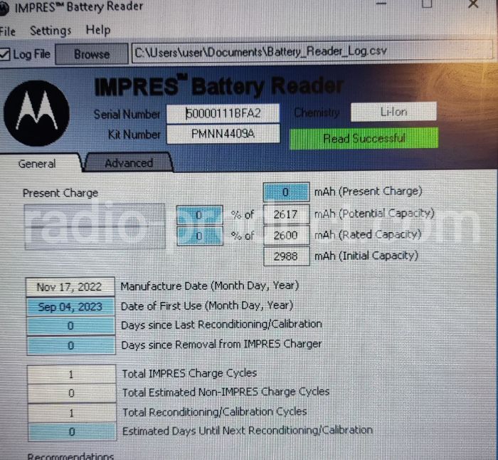 Аккумулятор PMNN-UA-4409 для радиостанций Motorola DP2000/4000