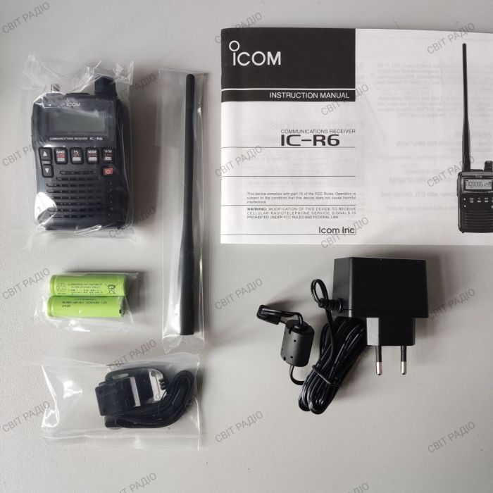 Icom IC-R6, сканирующий приёмник, JAPAN